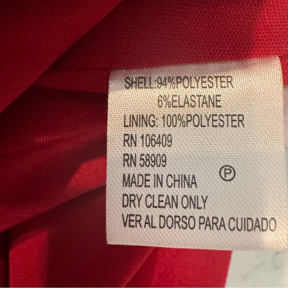 Antonio Melani Emily Bell Sleeve Red Dress Women’s Sz US 6 NEW Holiday Party - Picture 7 of 7